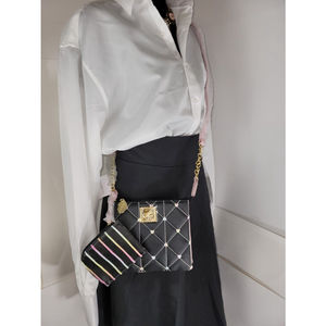 Luv Betsey Johnson Woman's Girl's Crossbody shoulder   Rainbow Bag/Card case